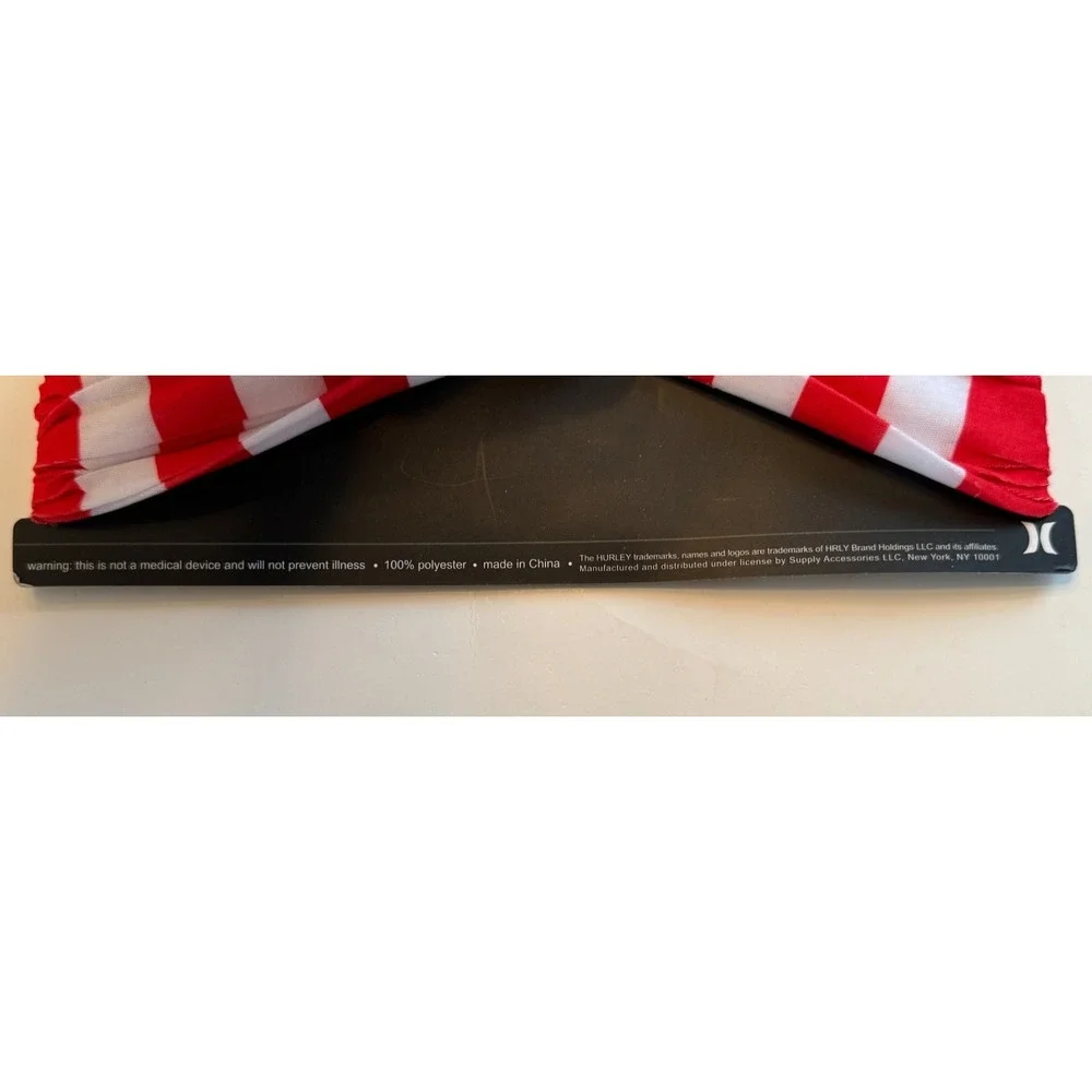 NEW Hurley Multi-Functional Seamless Wear Gaiter Face‎ Mask Scarf American Flag